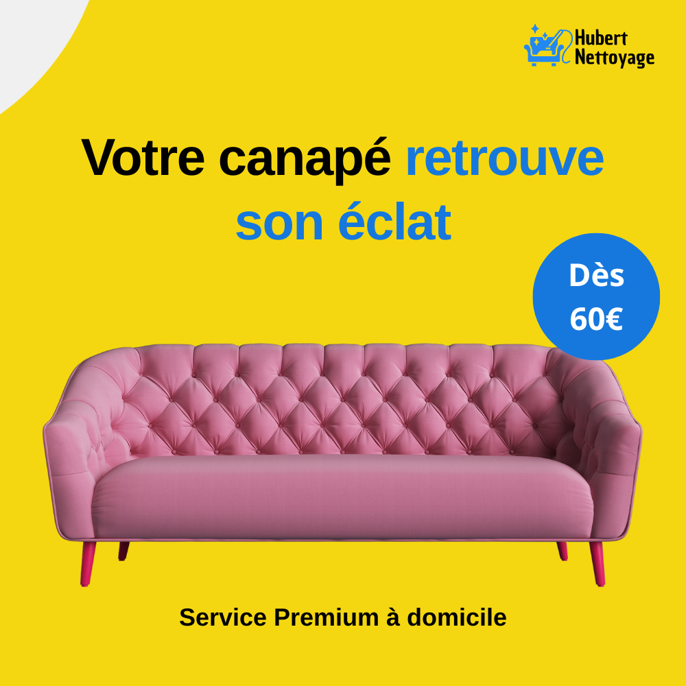 Nettoyage professionnel d’un canapé en tissu gris 2, 3 ou 4 places à domicile, réalisé par Hubertnettoyage avec une machine injecteur-extracteur haut de gamme et des produits écologiques pour éliminer taches, odeurs et acariens dans un appartement et maison dans une ville en Île-de-France 11