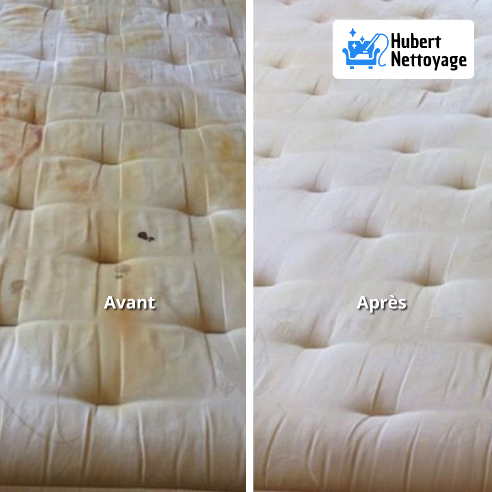 Matelas nettoyé sur place sans démontage, intervention express dans toute la région Île-de-France, idéal en cas de déménagement ou sinistre