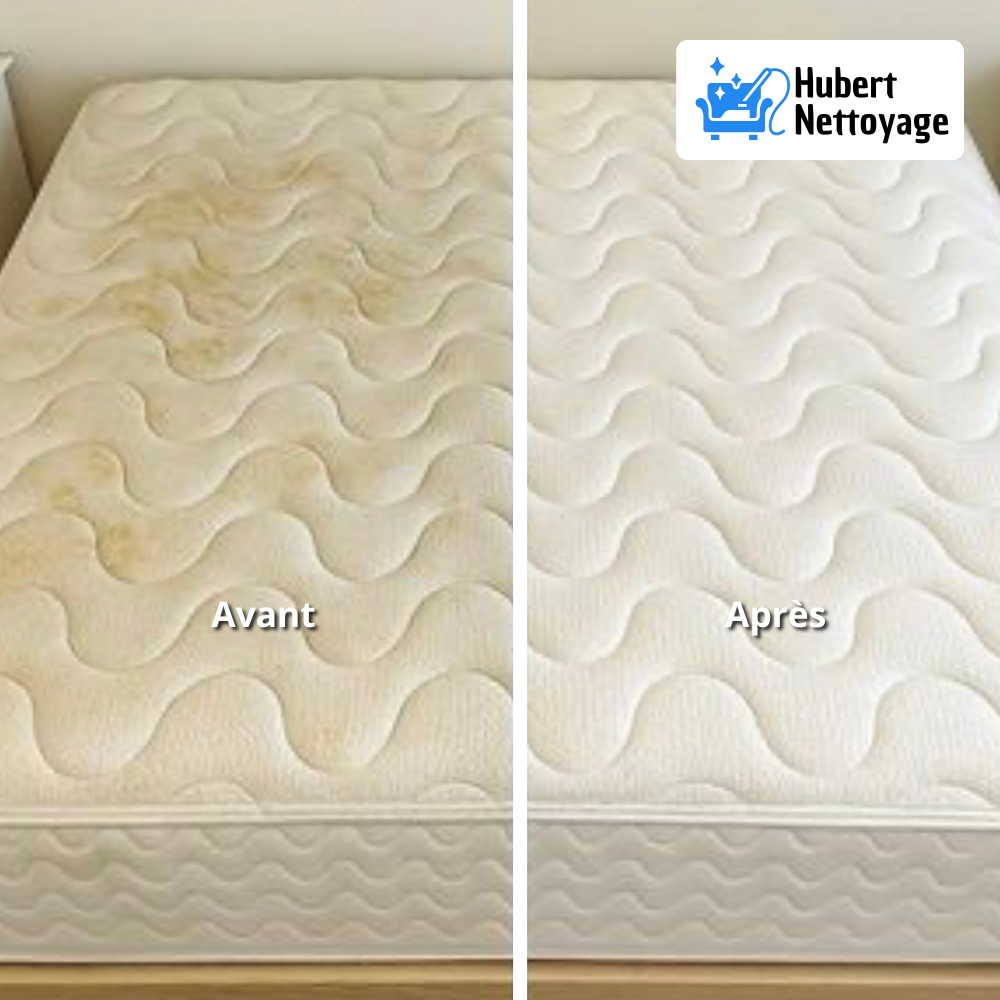 Nettoyage écologique de matelas avec produits non toxiques et méthode sans danger pour la santé, intervention locale rapide en Île-de-France