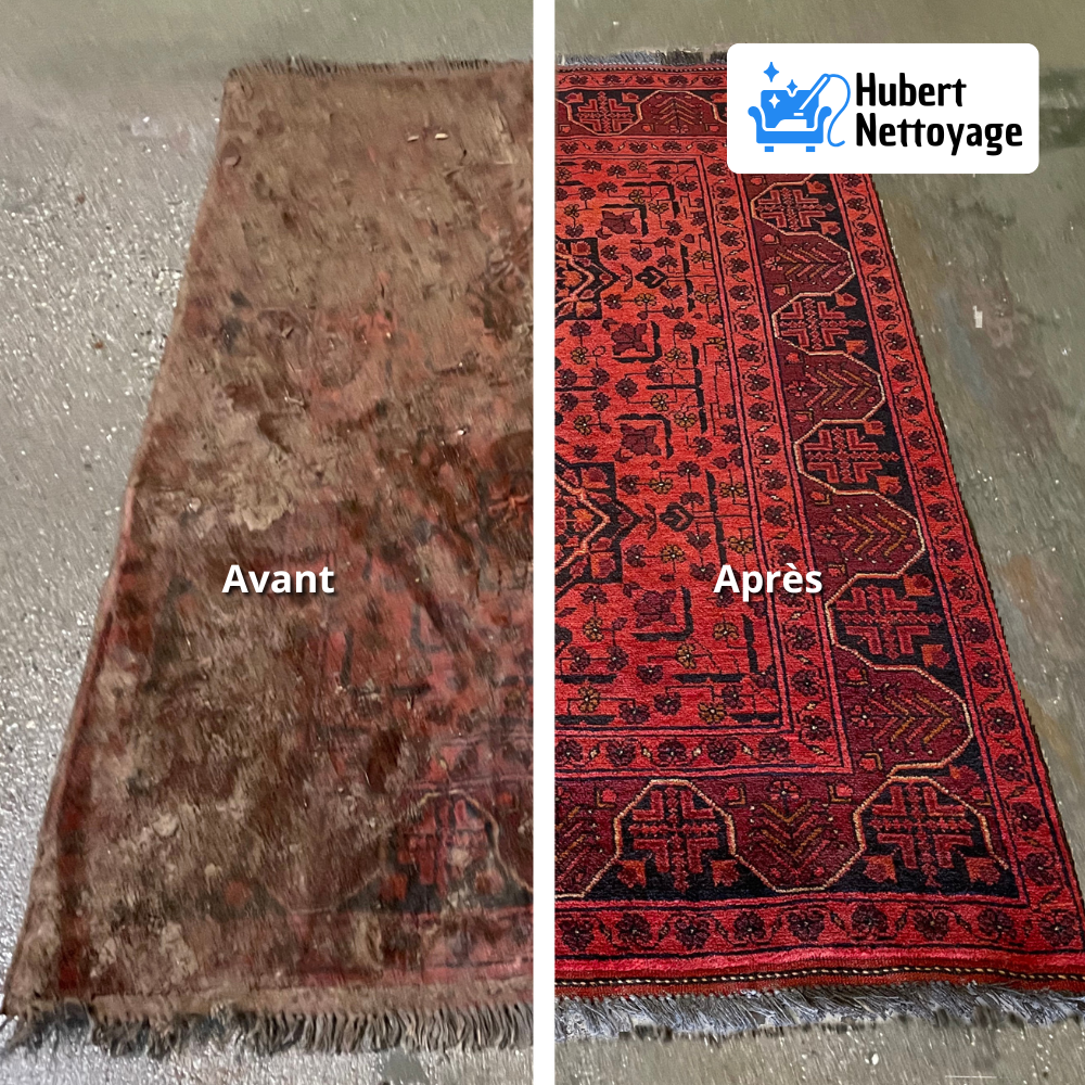 Récupération d’un tapis taché de boisson ou nourriture grâce à nos produits haut de gamme en Île-de-France